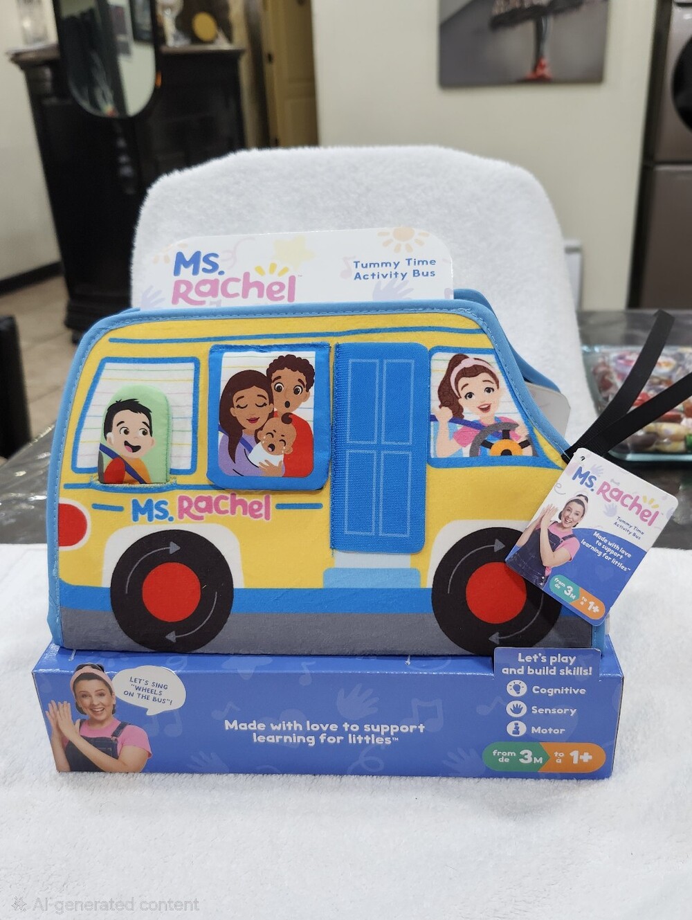 Ms. Rachel Tummy Time Activity Bus